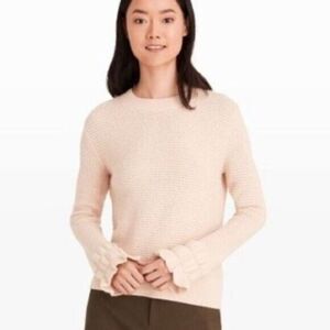 Club Monaco Women’s Darja Wool Cashmere Blend Sweater Plush Pink Size XS